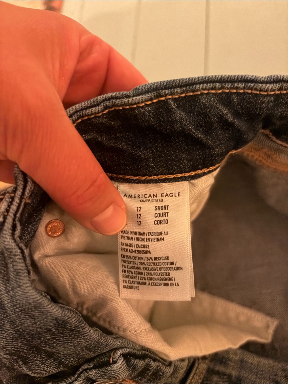 AE Curvy Stovepipe Jeans size 12 - Picture 5 of 5